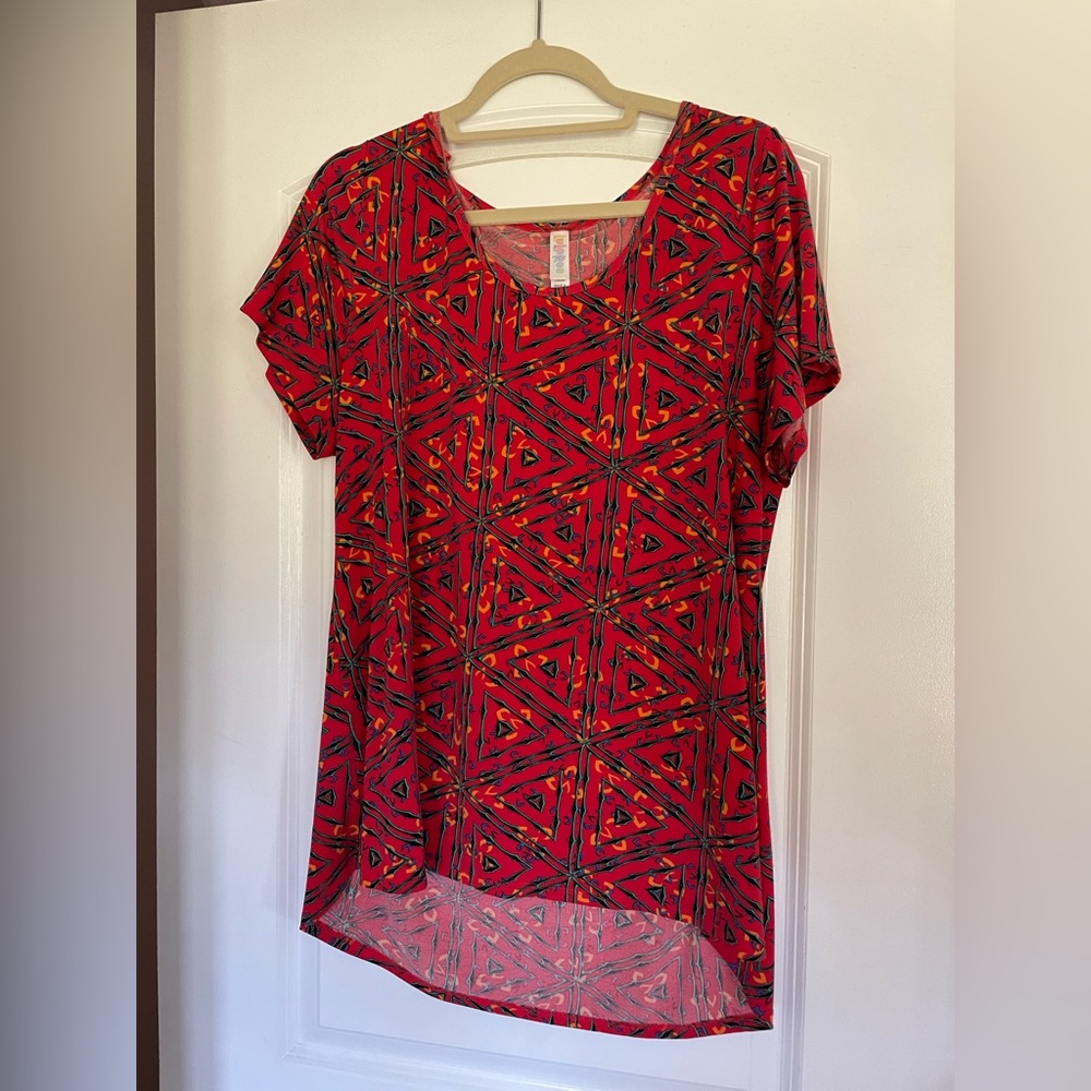 LuLaRoe red top